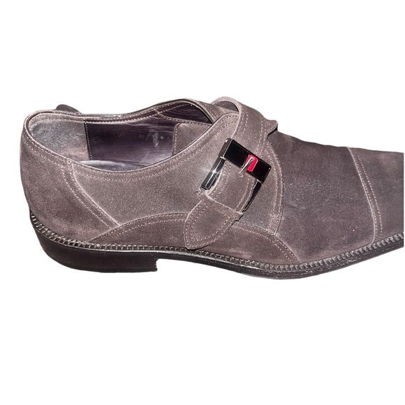 Bruno Magli Dark Brown Men Size‎ 8  Suede - Picture 1 of 4